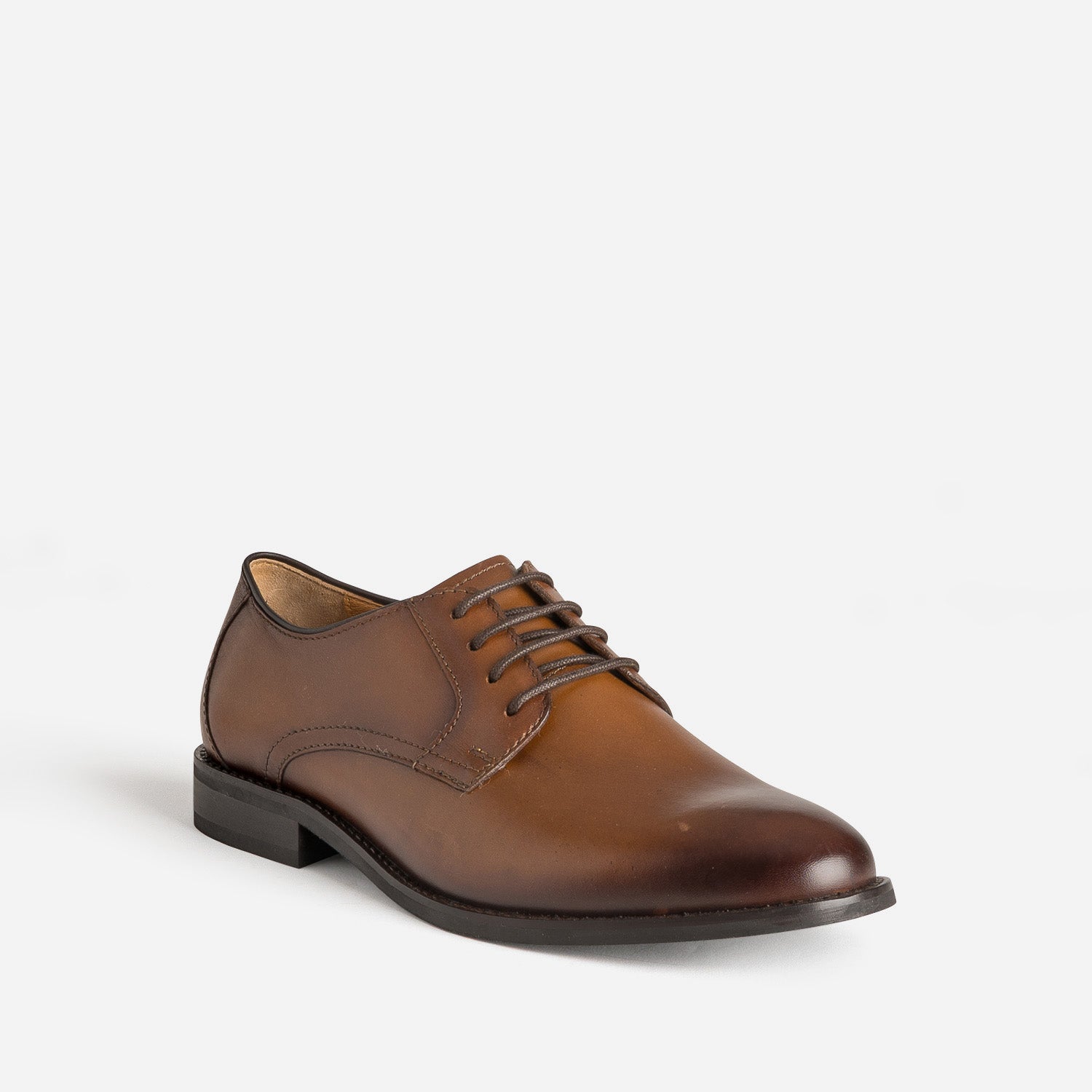 Derby cognac cuir