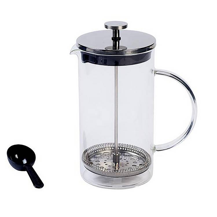 Habitat 8 Cup 1000ml Glass Cafetieres