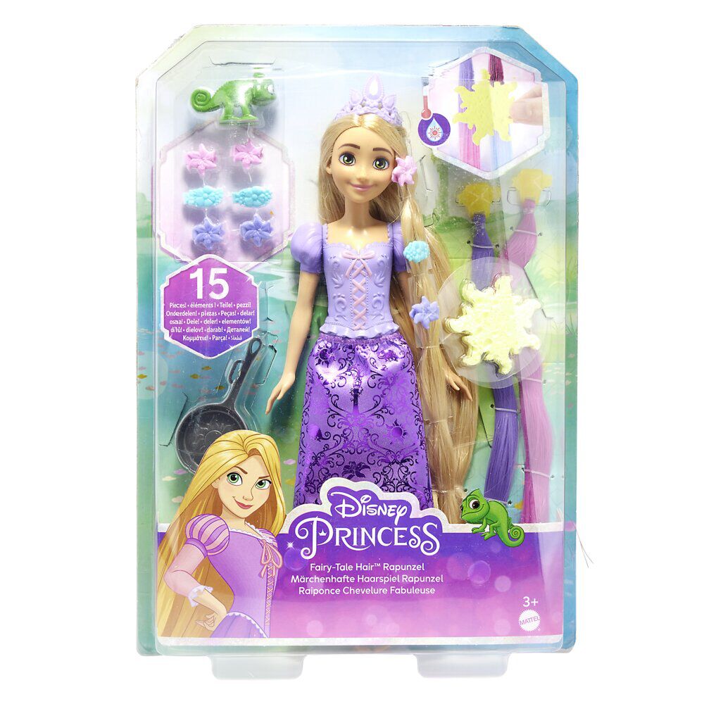Poupée Princesse Disney Raiponce avec accessoires H28cm
