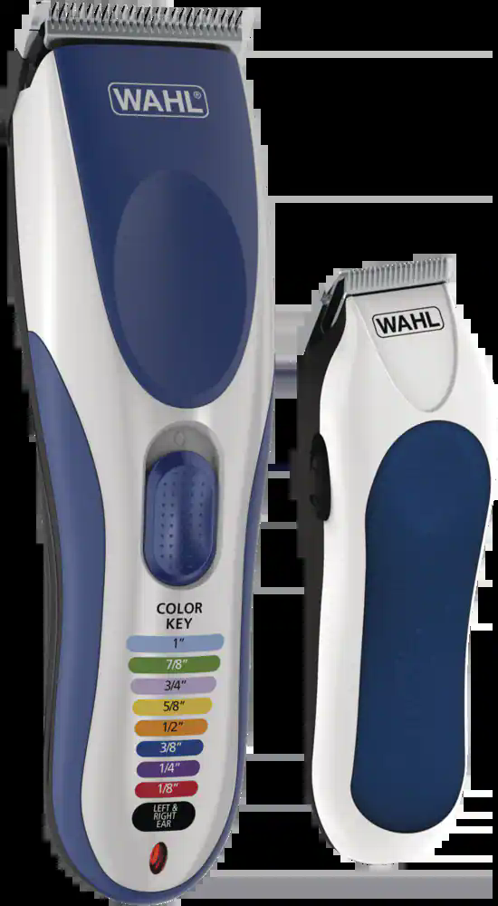 Wahl Colour Pro Haircutting Kit with Cordless Trimmer/Clipper, Guide Combs & Scissors, 24-pc