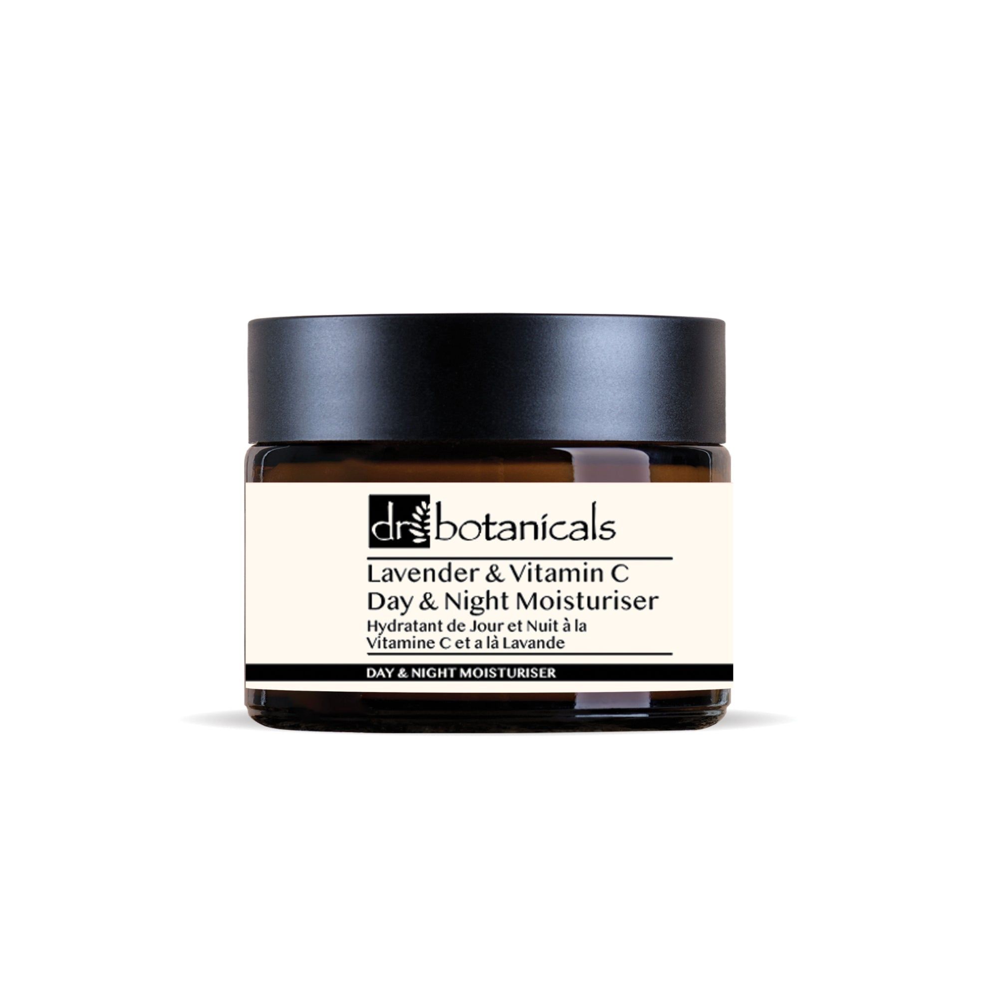 Dr. Botanicals Lavender & Vitamin C Day & Night Moisturiser 50ml x 2 Duo Pack