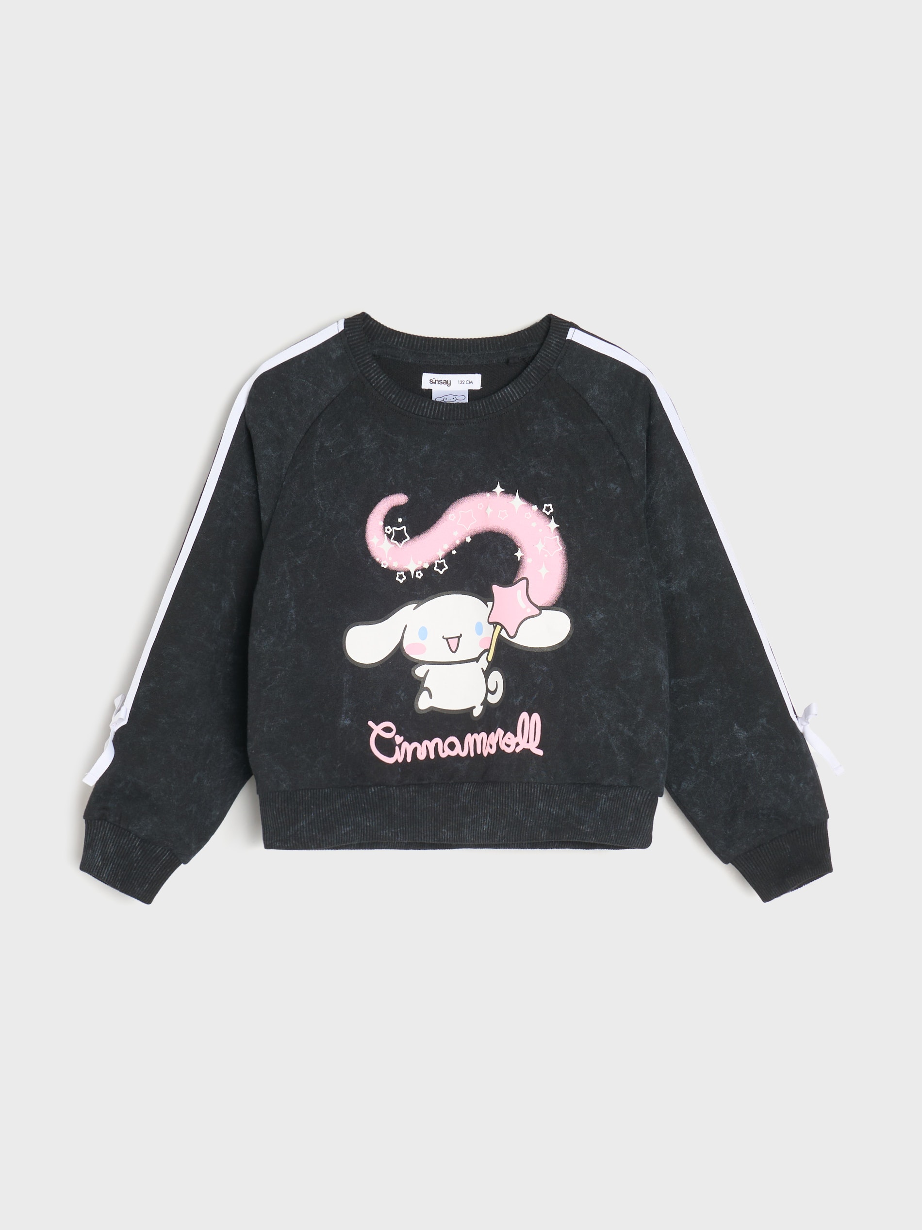 Bluza crewneck z efektem sprania Cinnamoroll