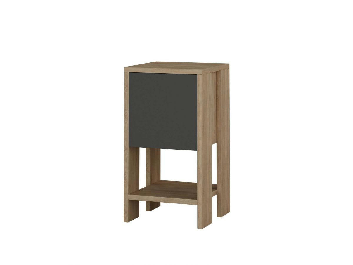 SAFIO - SAFIO Chevet chêne et gris