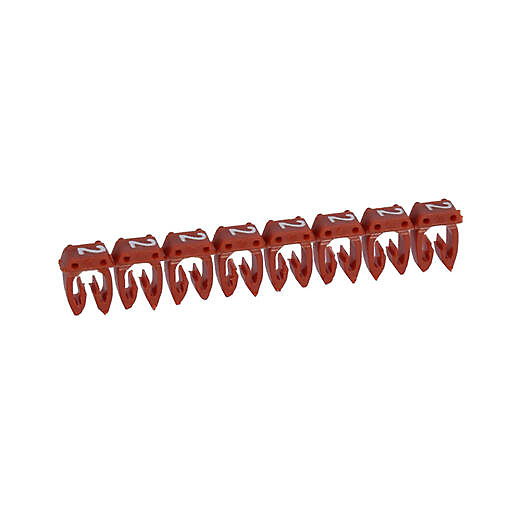 038212 Legrand - Boite De 1200 Repères Cab 3 Pour Fils 0,5mm² à 1,5mm² - Marquage Chiffre 2 Rouge