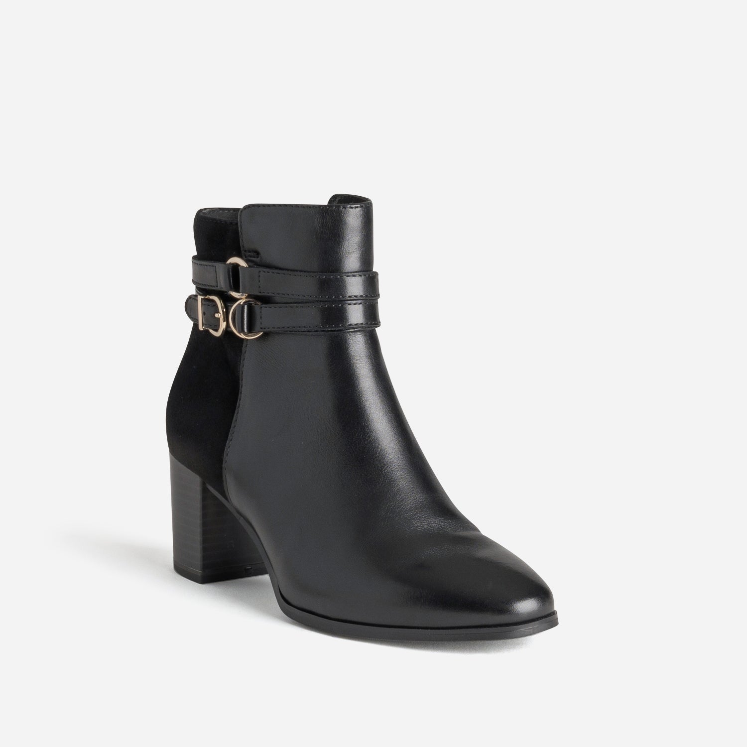 Boots à talon CAPRICE noir cuir