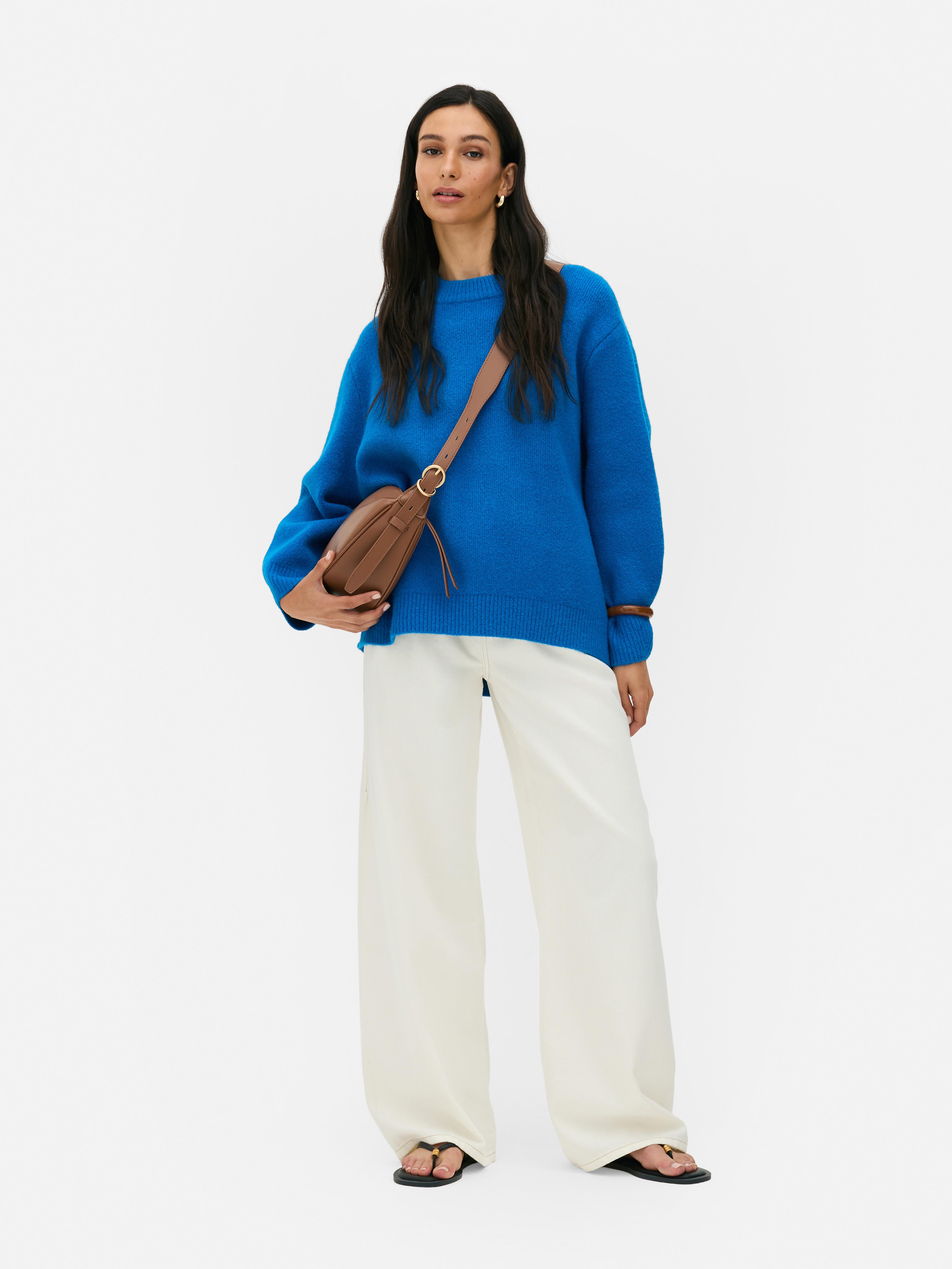 Essential Relaxed Crewneck Sweater