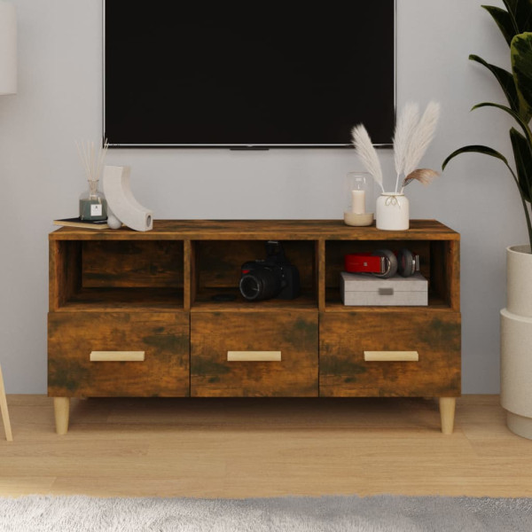 Szafka Pod Telewizor Szafka RTV Półka Stolik Telewizyjny 102x36x50 cm