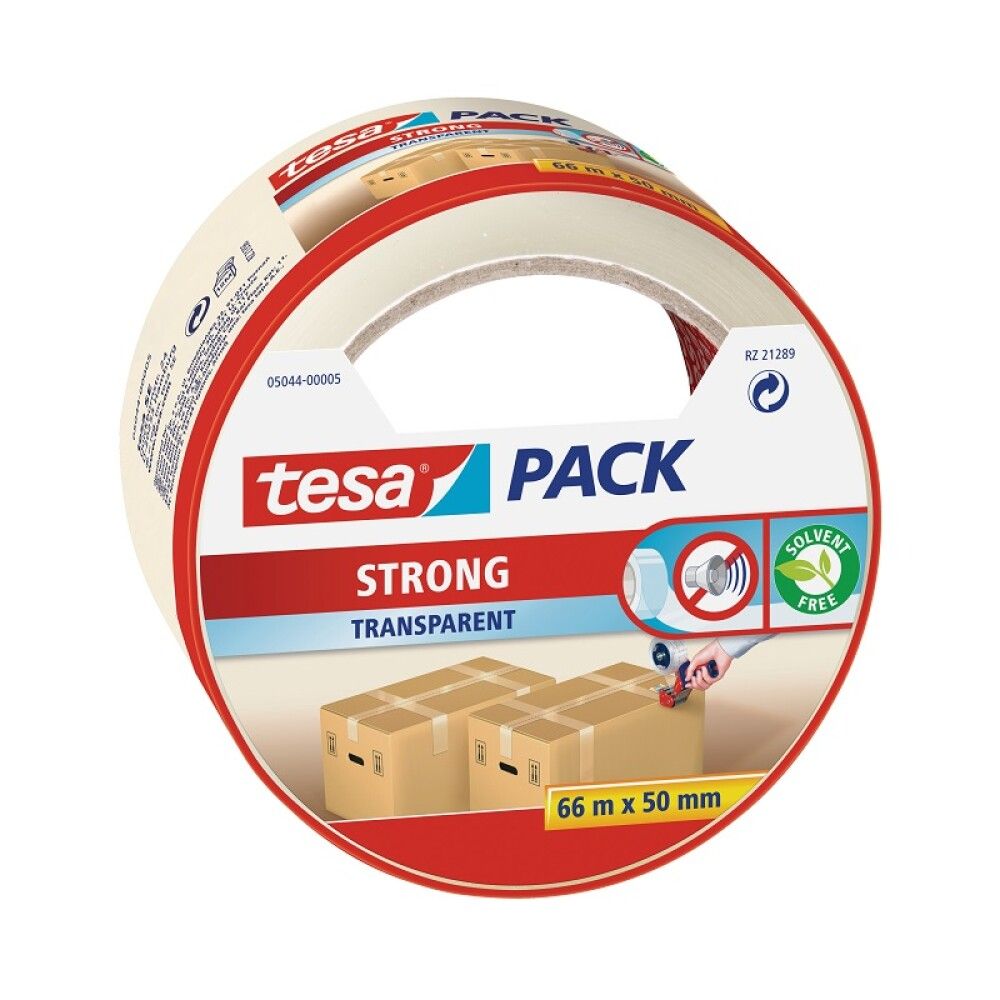 PAKKETAPE PACK TESA STRONG 66MX50MM TRANSPARENT