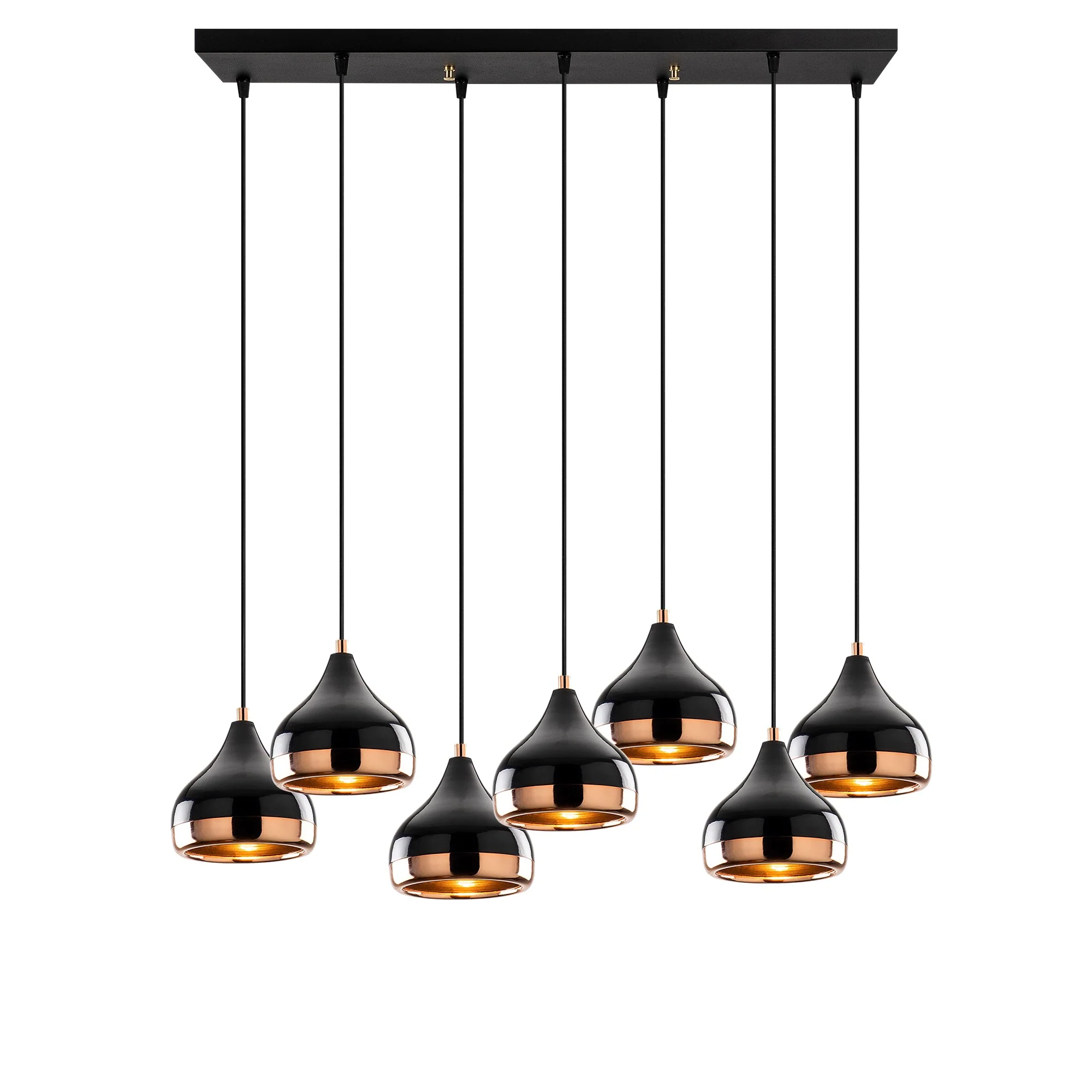 7-lichts hanglamp Grace