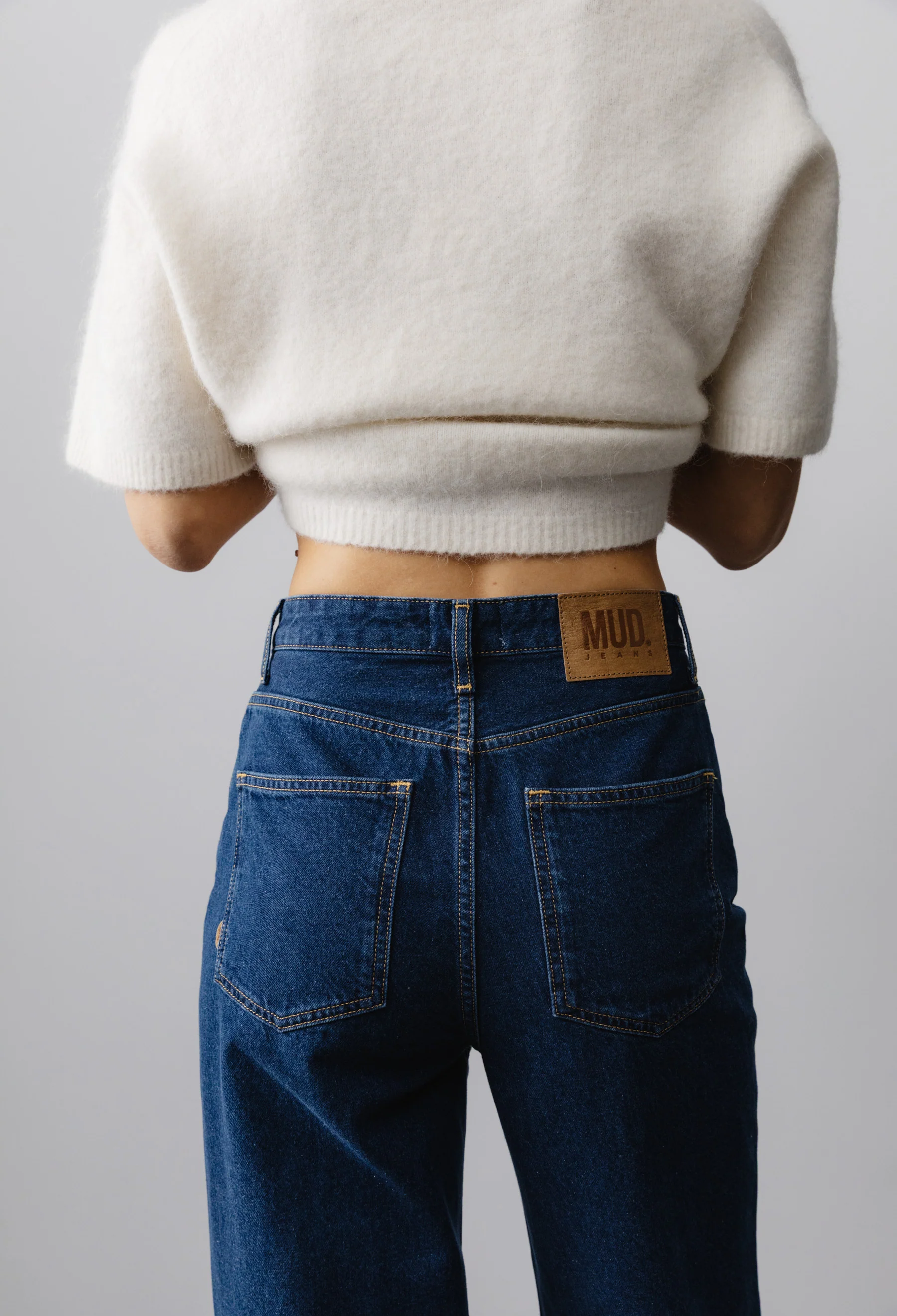 Sara High Loose - Stone Indigo