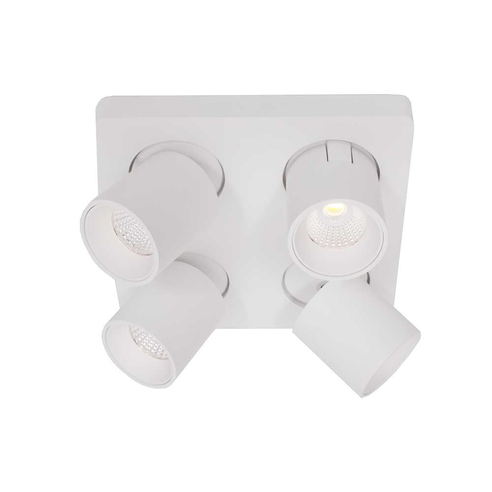 Artdelight spot Laguna - 4 lichts - 22 x 9.5  cm - wit
