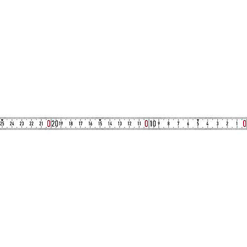 Mètre-ruban BMI 357004010RNL-SK 10 m acier laqué blanc