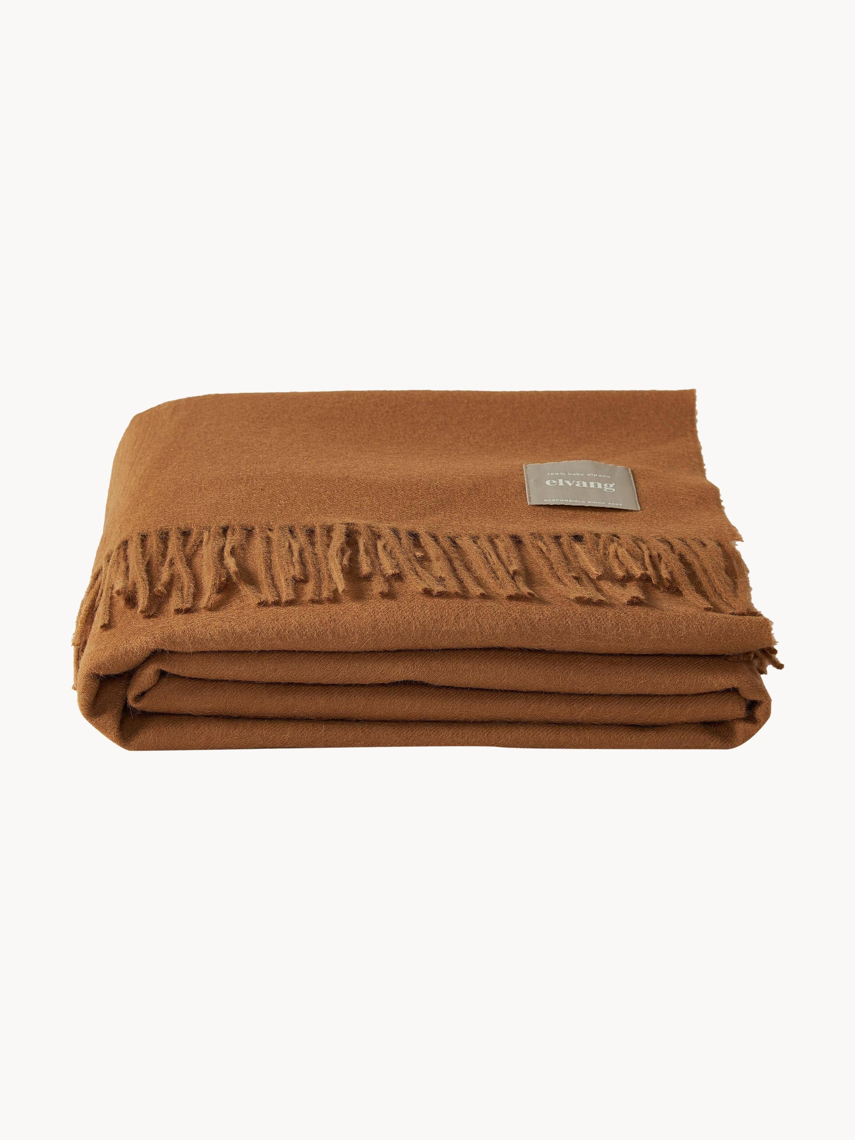 Plaid Luxury aus Babyalpaka-Wolle