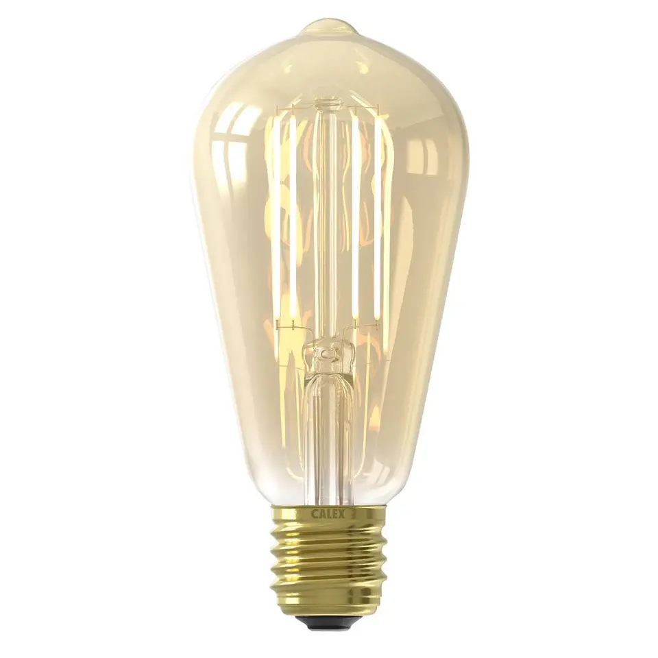 Calex Smart LED- rustieklamp - goudkleurig - E27 - 7W - 806LM - dimbaar