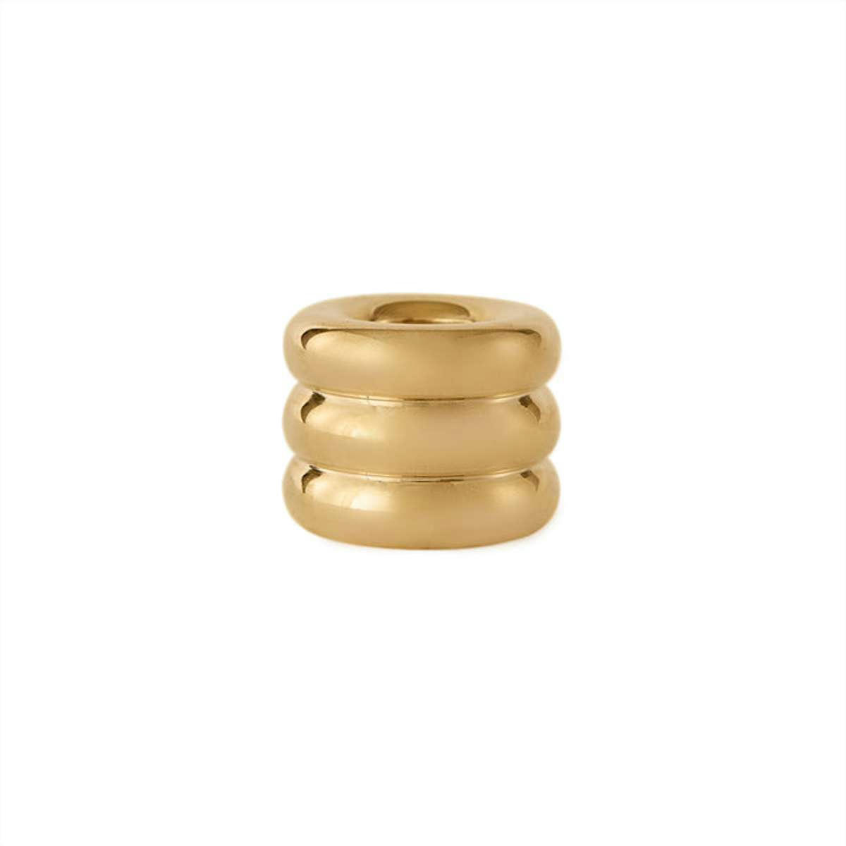 SAVI - Bougeoir or en laiton Ø4,6xH3 cm