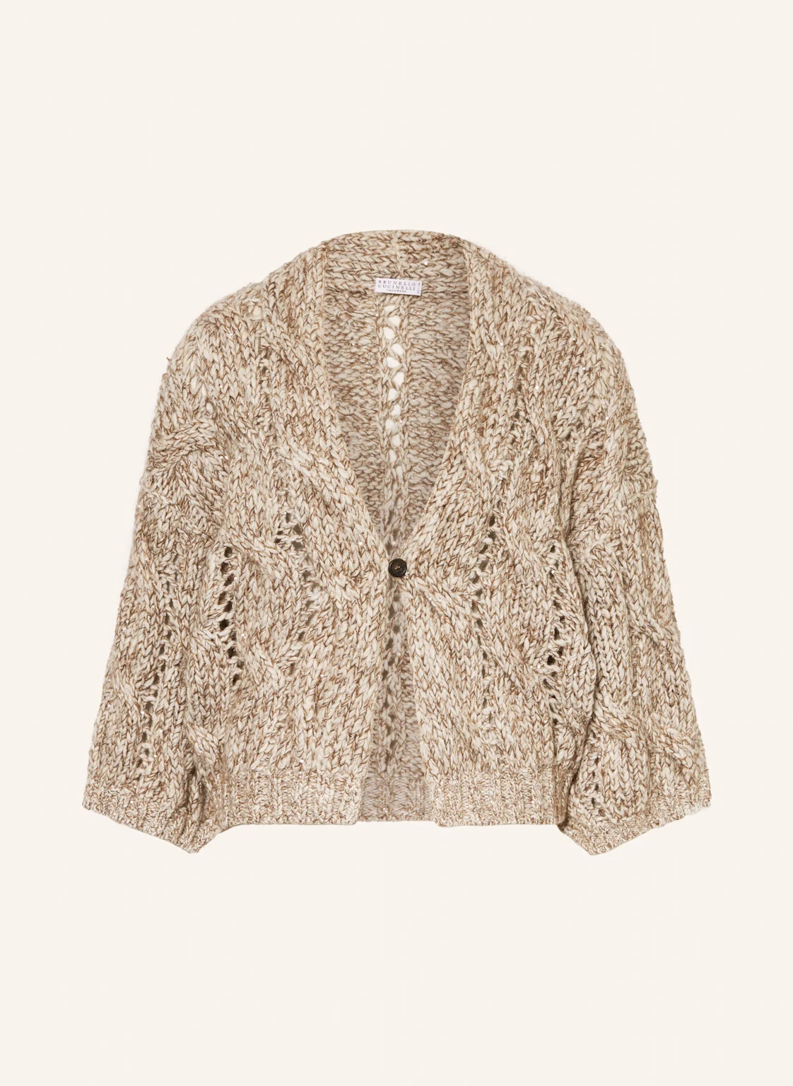 BRUNELLO CUCINELLI Strickjacke mit Cashmere und Pailletten