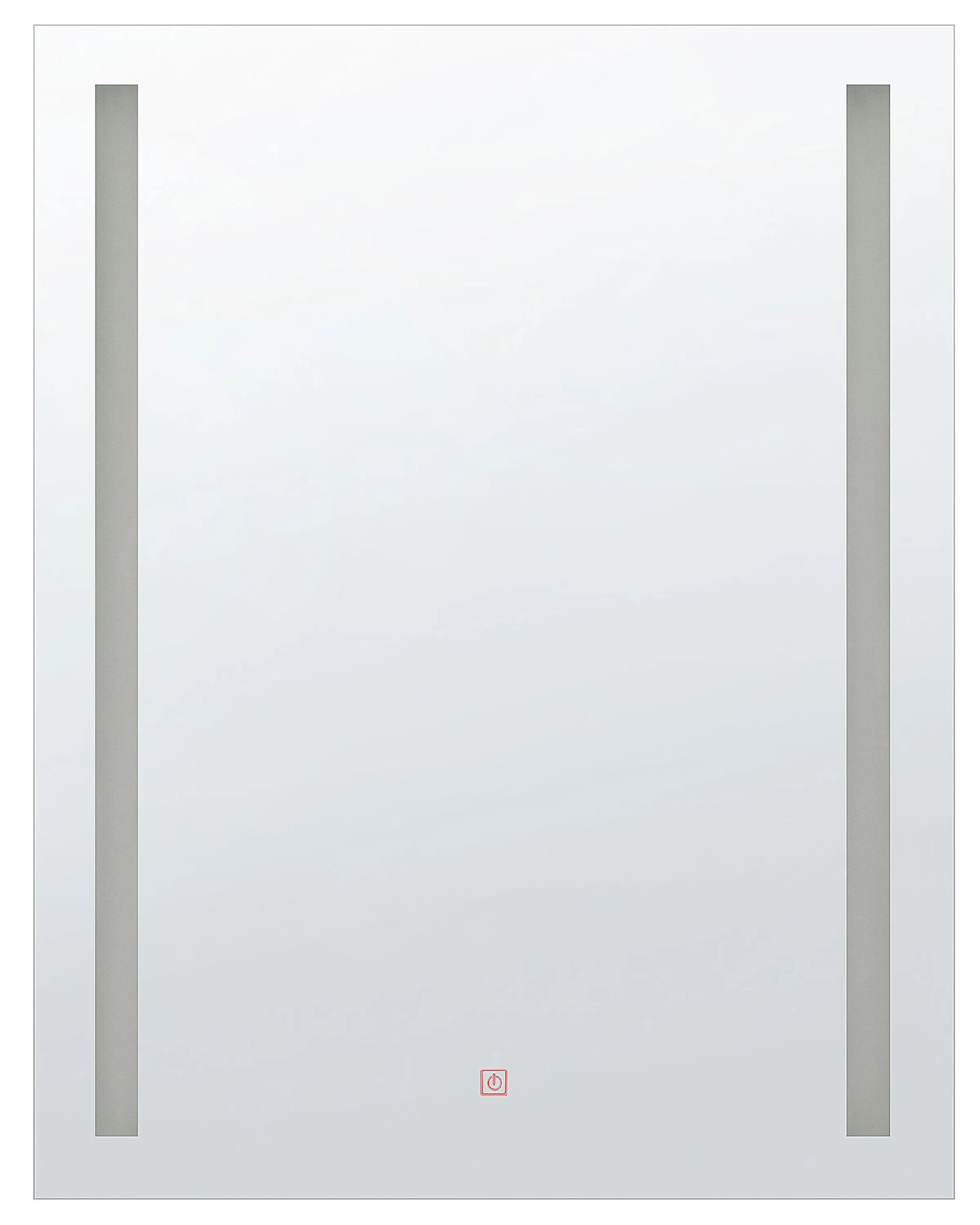 LED Bathroom Mirror MARTINET 60 cm 80 cm Silver