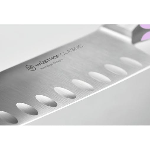 Wusthof Classic Santoku with Hollow Edge 17cm Knife | Purple Yam