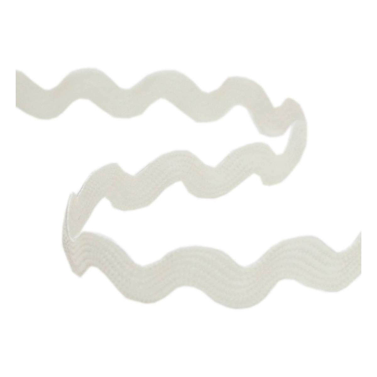 Ivory Ric Rac Ribbon 6mm x 4m