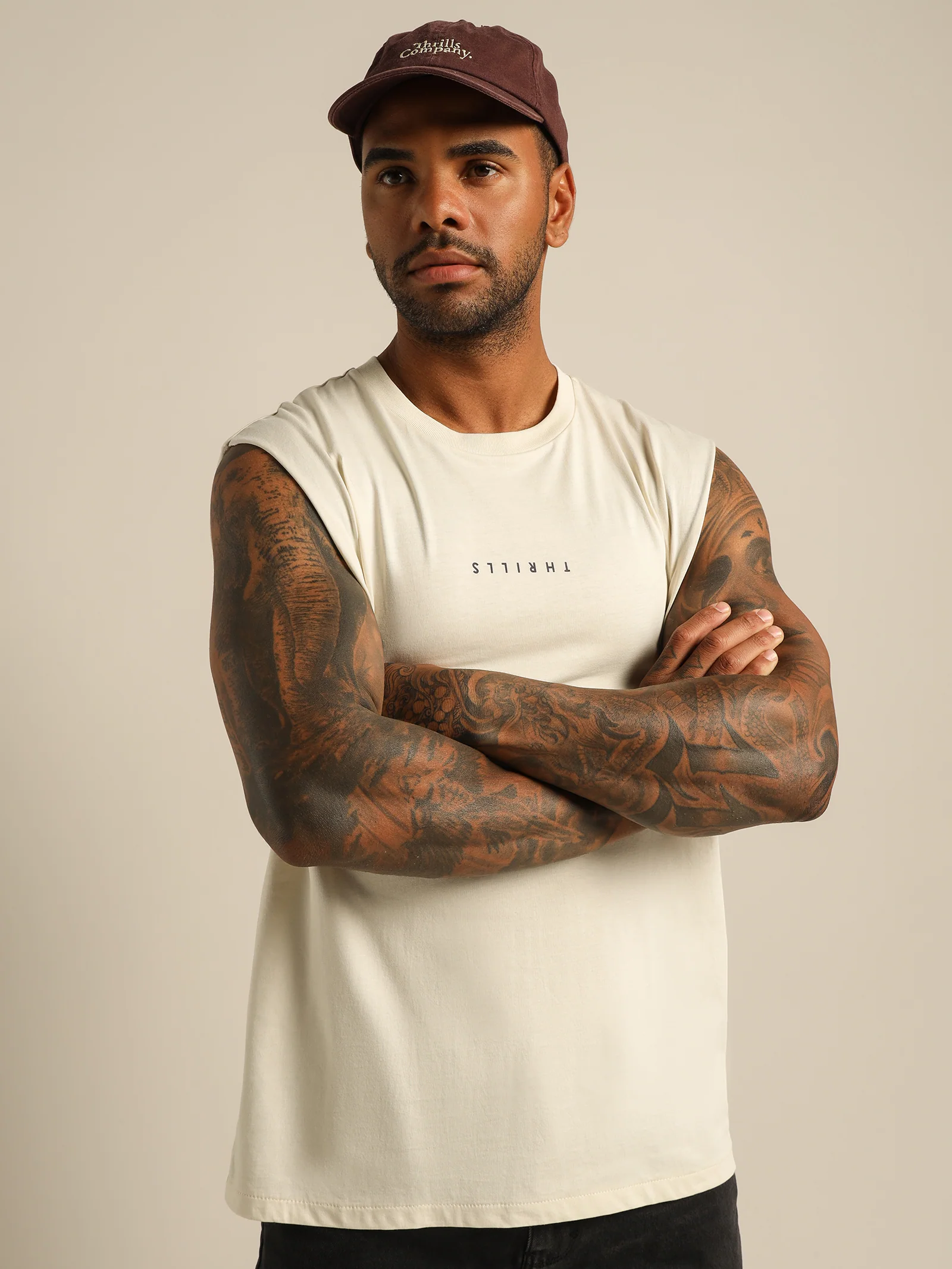 Minimal Thrills Merch Fit Muscle T-Shirt