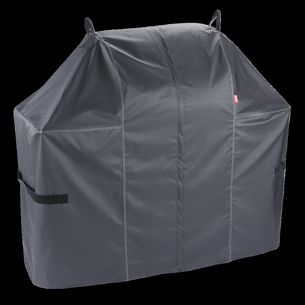 Coleman Zip2Fit™ All-Weather BBQ Grill Cover, Expandable, 54.5-in to 58.5-in, Dark Grey