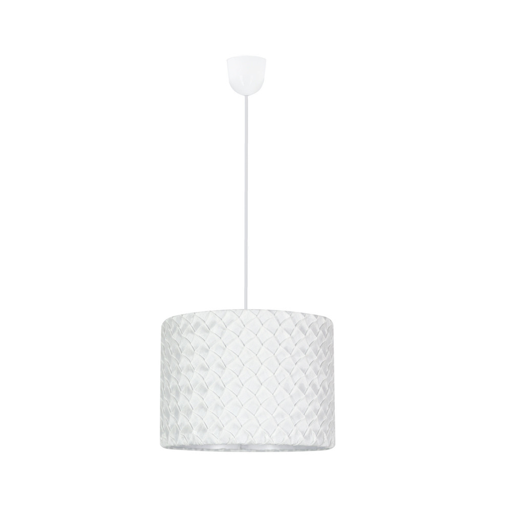 Lampa wisząca biała SUSAN 1xE27x60W wym: 100x31x31 cm Candellux