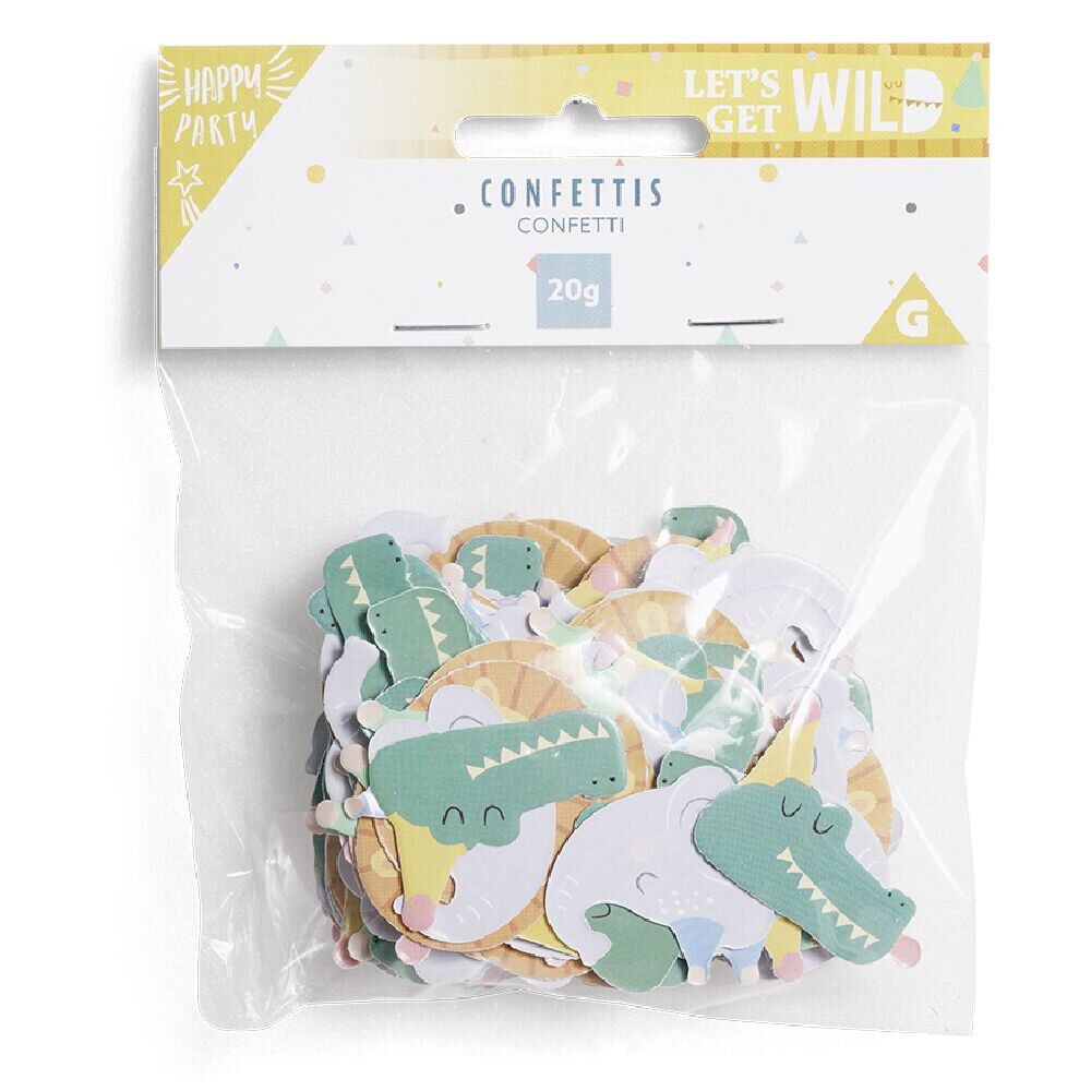 Confetti thème animaux sauvages 20g