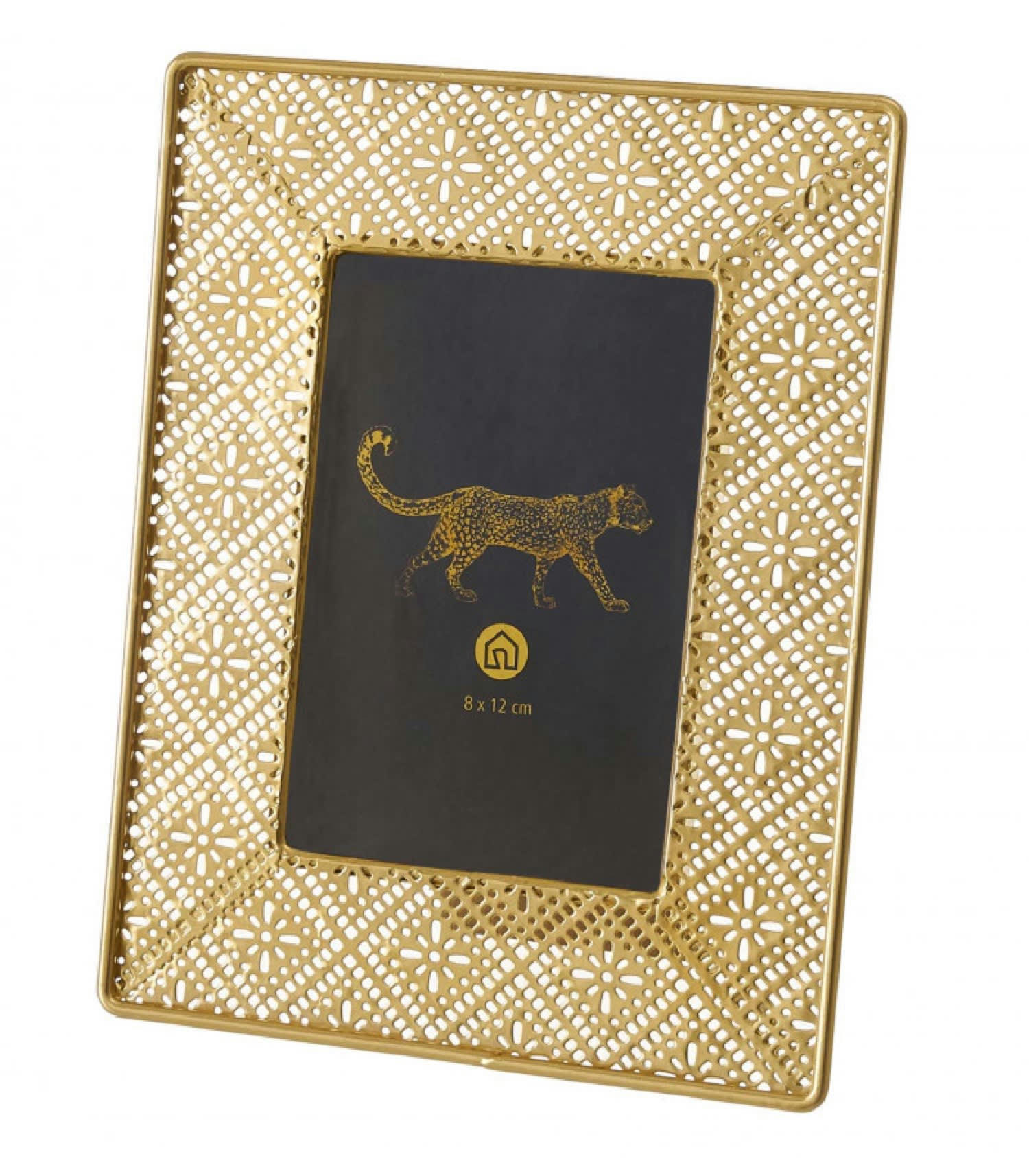 OR - Cadre photo à poser en métal doré 8x12cm
