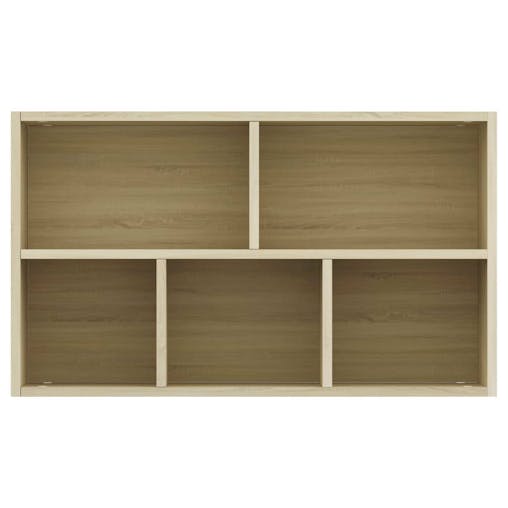 NNEVL Book Cabinet/Sideboard Sonoma Oak 50x25x80 cm Engineered Wood