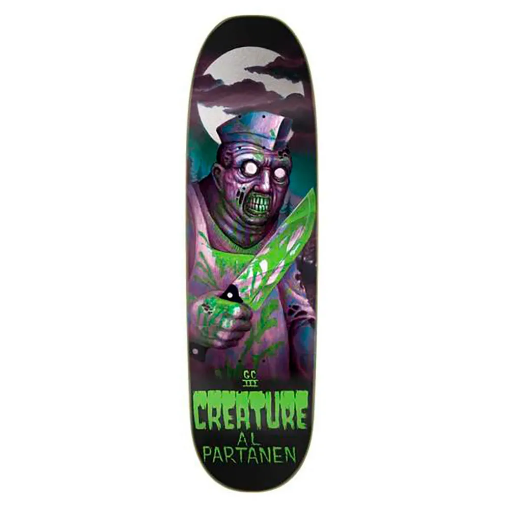 Creature Partanen feeding time xx pro 8.8in x 32.2in skateboard deck
