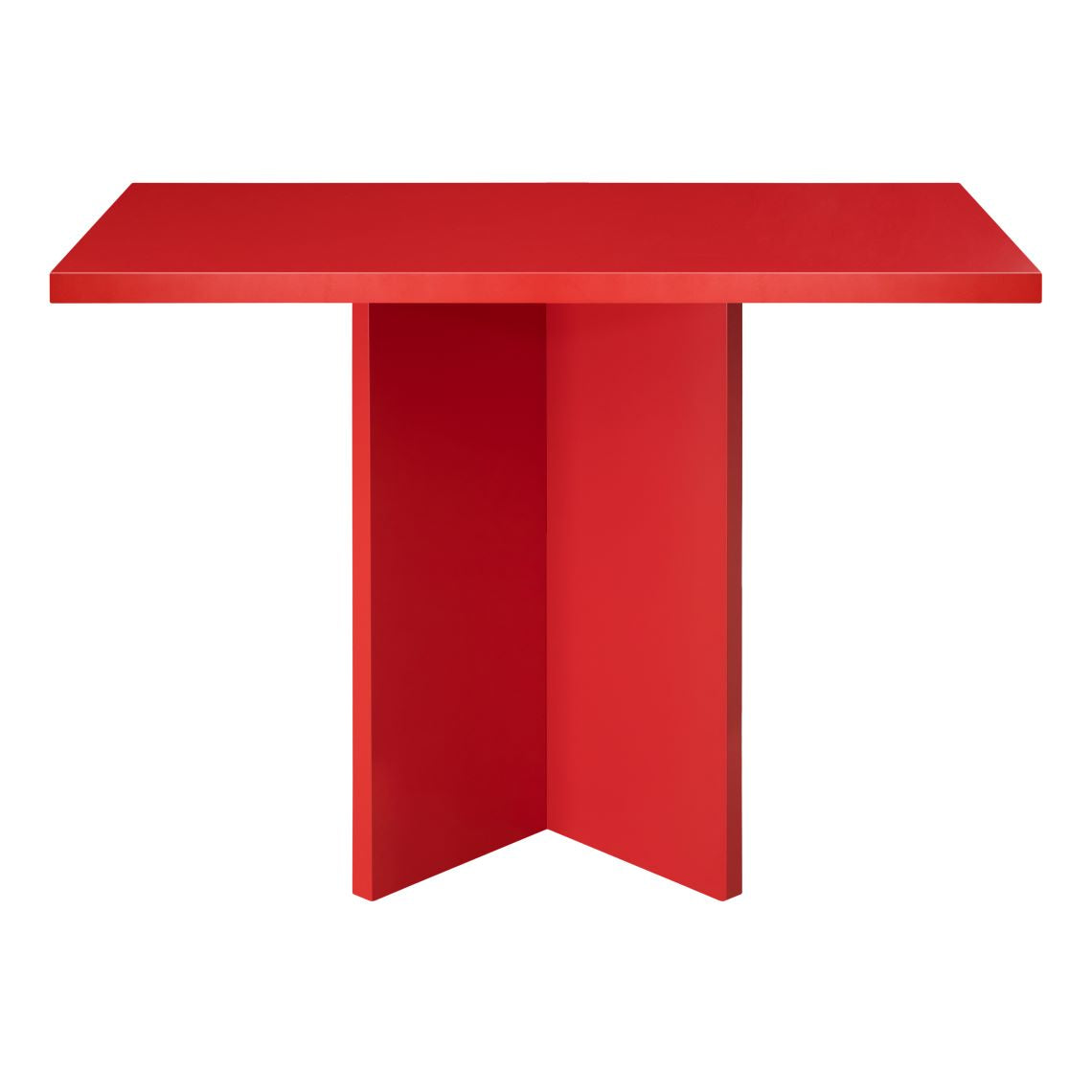 Really Nice Things - eettafel Mathilda - MDF - vierkant - 100x100 cm - rood