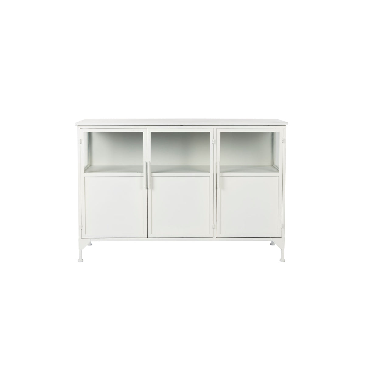 Housecraft Living Miya Kast/ Opbergkast Laag Metaal Wit