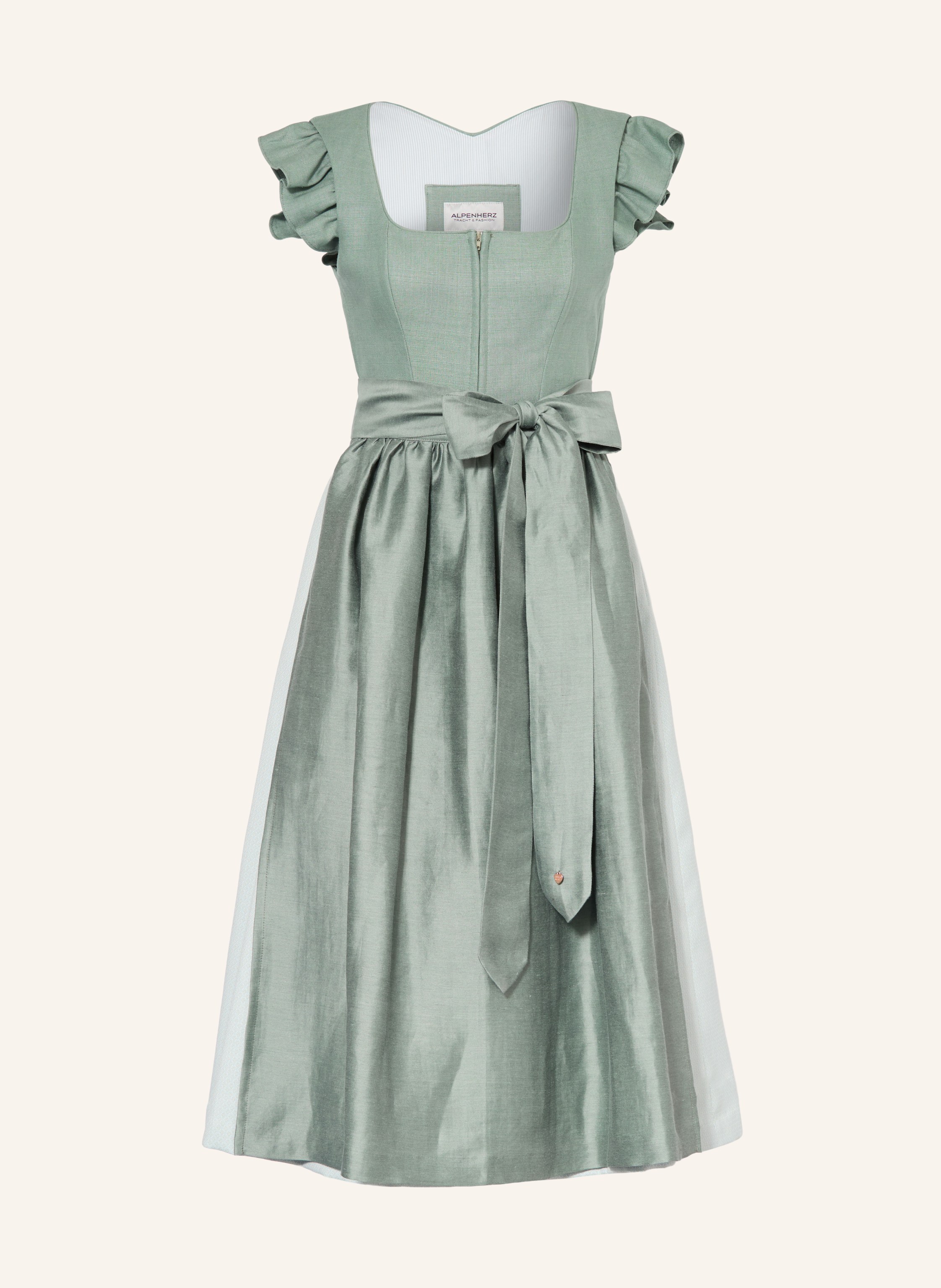 AlpenHERZ Dirndl MARIE mit Leinen und Rüschen