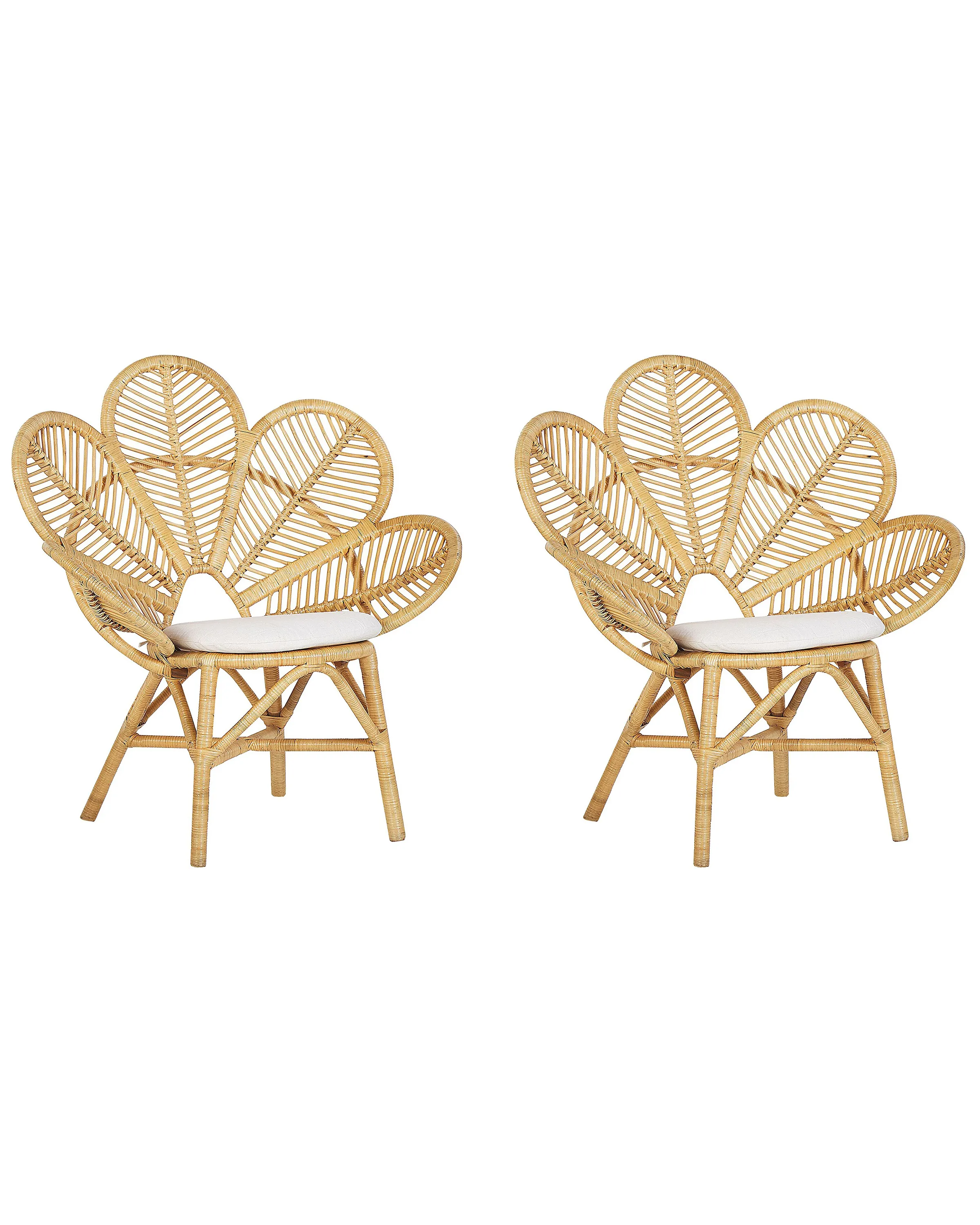 Peacock Chair FLORENTINE Rattan Natural