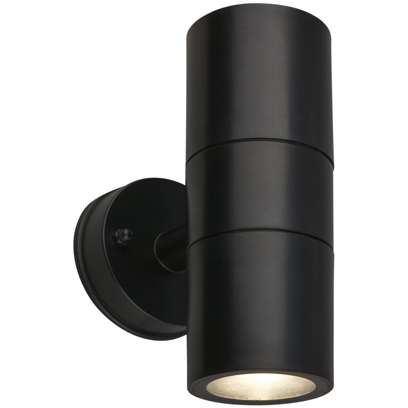 Applique extérieure LED noire GU10 2 x 7 W BRILONER