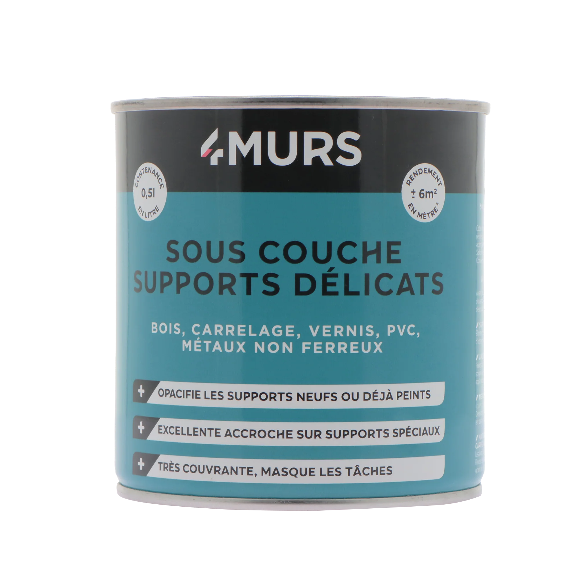 Peinture SOUS COUCHE SUPPORTS DÉLICATS Peinture blanc 0,5 L