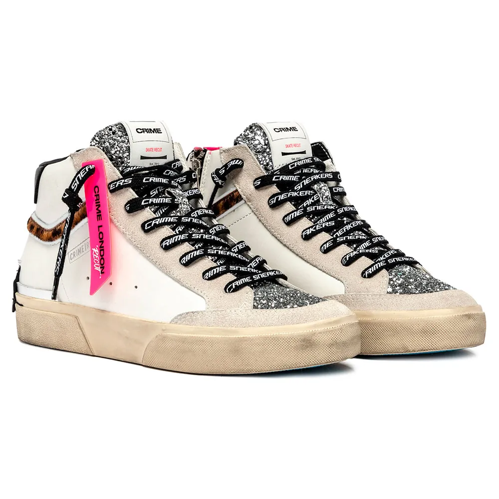 Crime London Recut High trainers refurbished