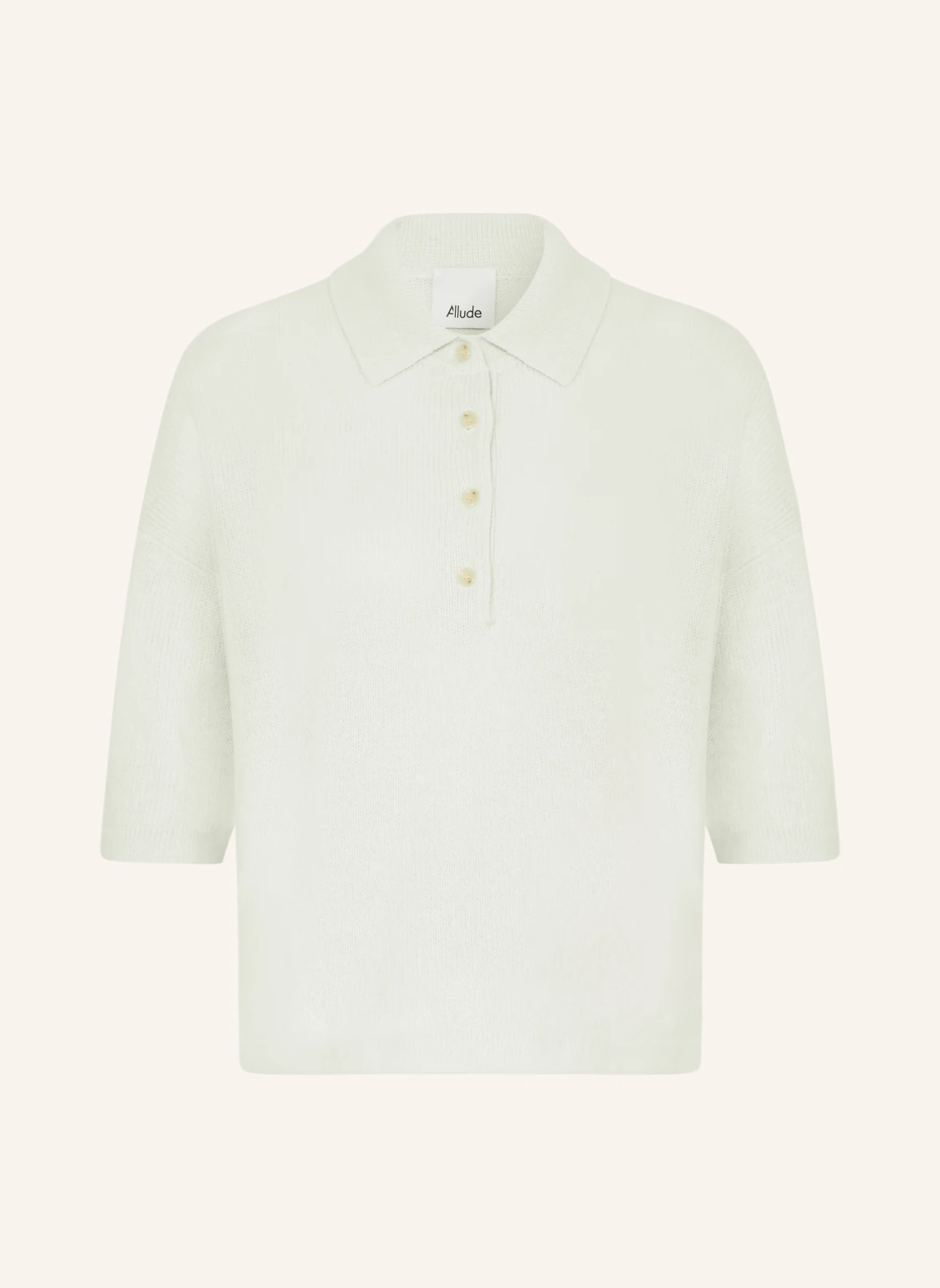 ALLUDE Strick-Poloshirt aus Cashmere
