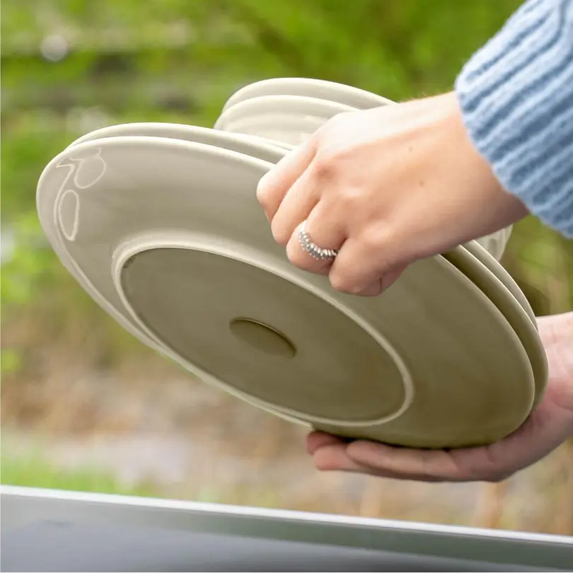Flacher Teller 2er-Set SAND