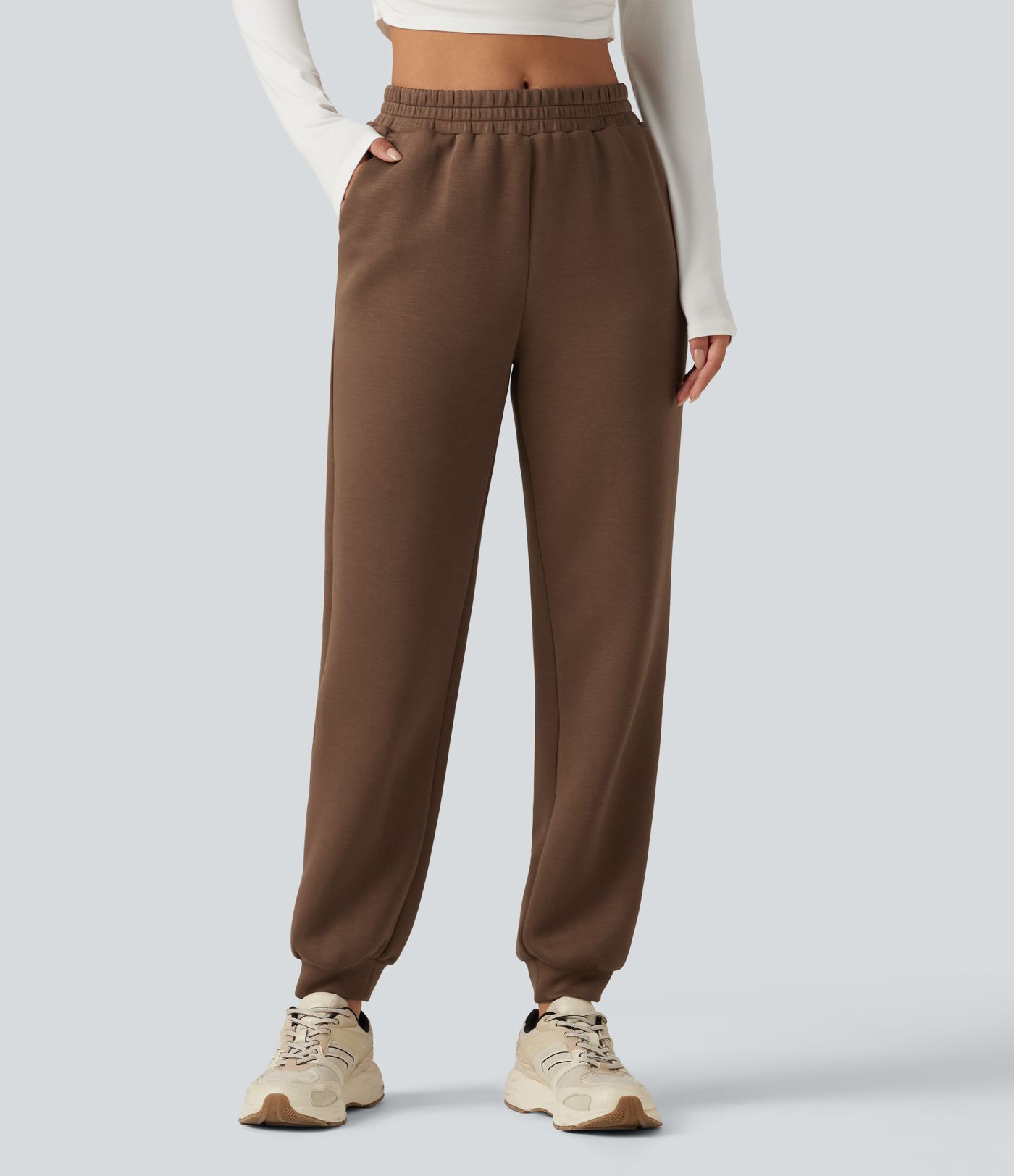 Pantalon de jogging SpacerTek™ taille mi-haute coupe fuselée avec poches