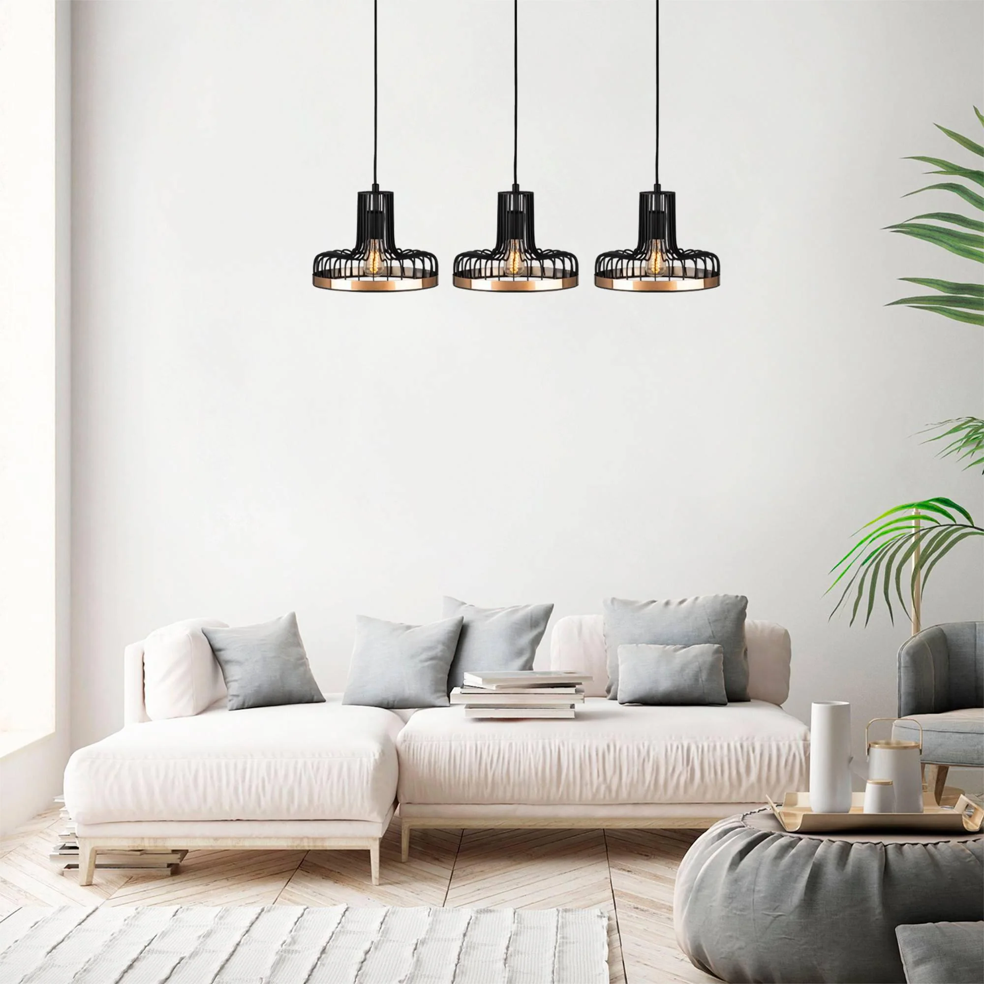 Hanglamp eettafel Isa 3-lichts