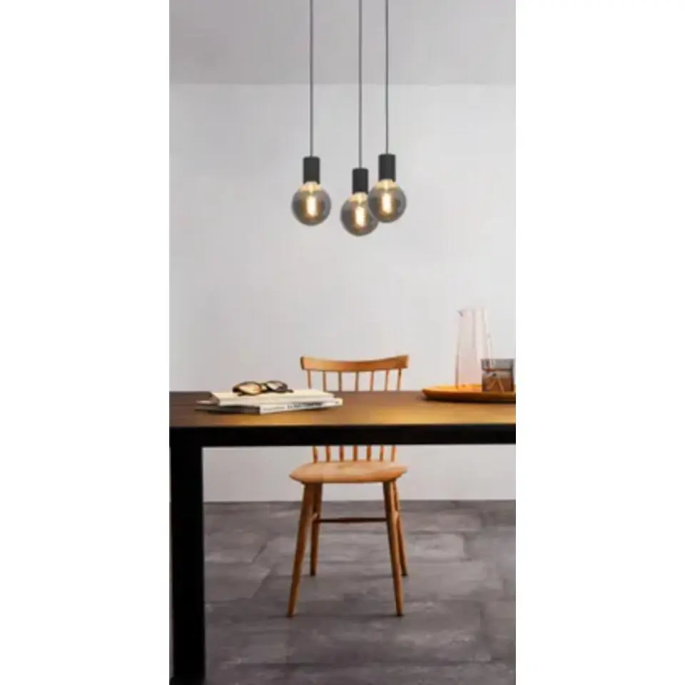 EGLO Nogalte hanglamp - E27 - &Oslash;35 cm - Rond - Zwart