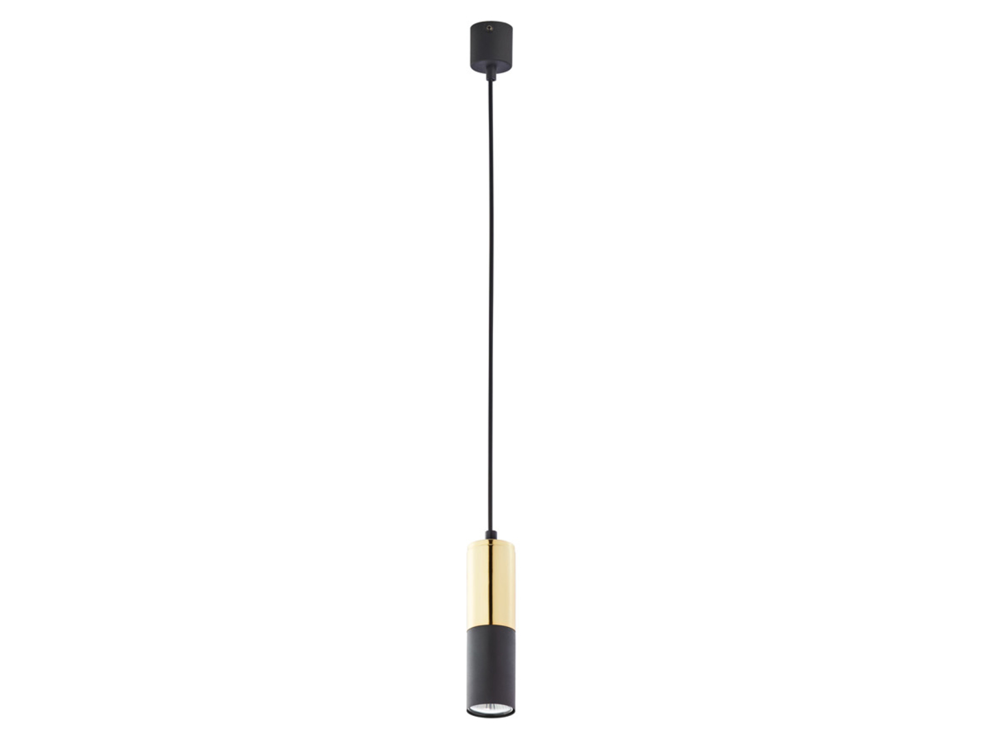 Lampa wisząca Elit metalowa czarno-złota