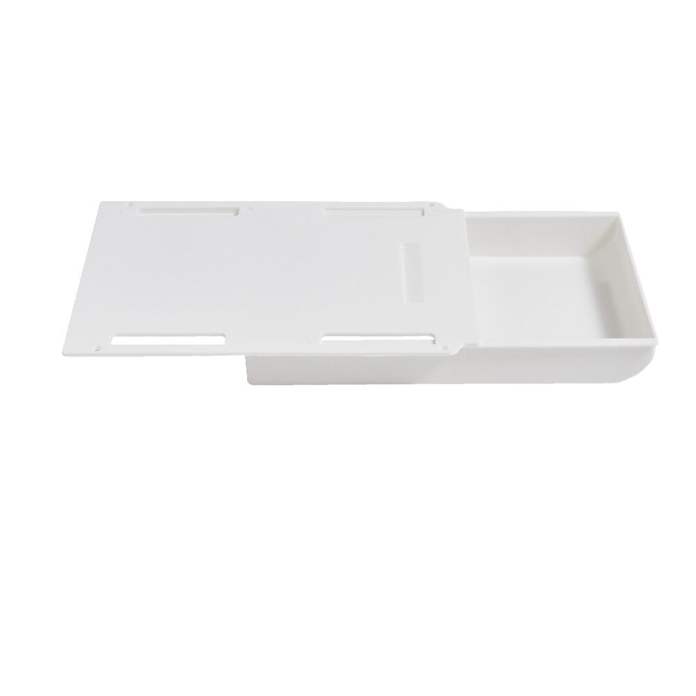 Tiroir de rangement adhésif blanc 22x15x3,5cm