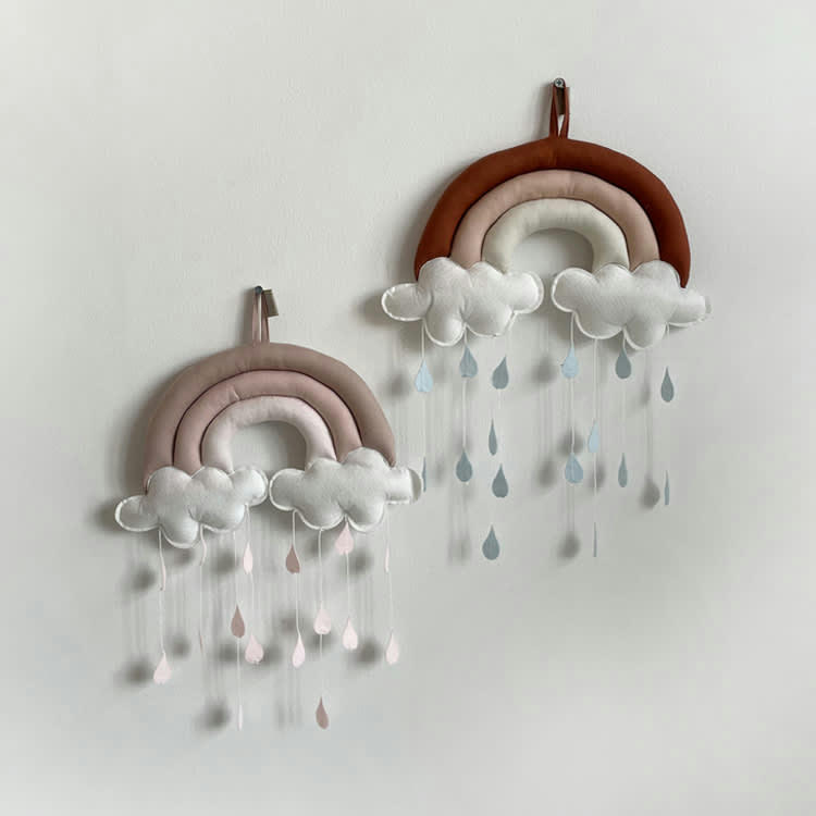 - Déco à suspendre Arc-en-ciel rose