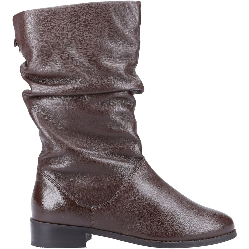 Dune Rosalindas Ruched Calf Boots