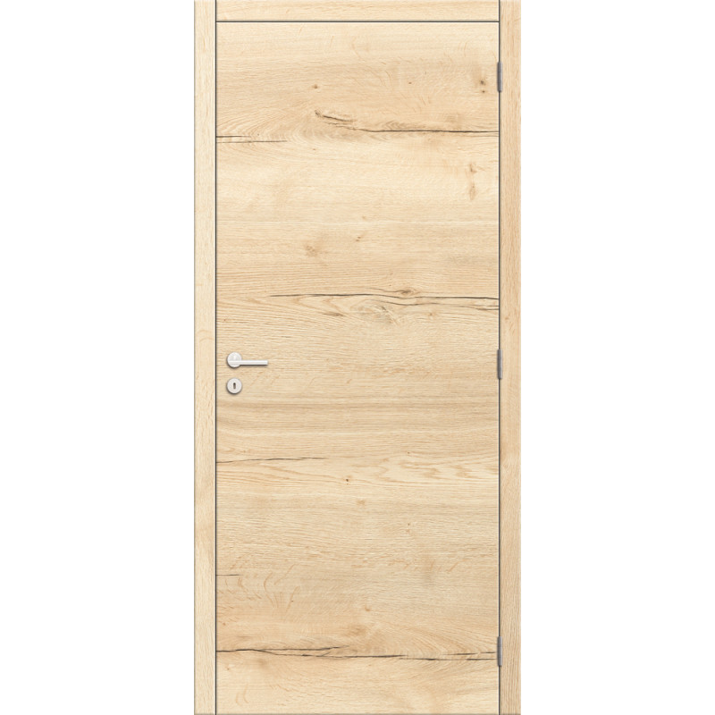Porte Realwood Oak Horizontal chêne naturel 73 x 201,5 cm THYS