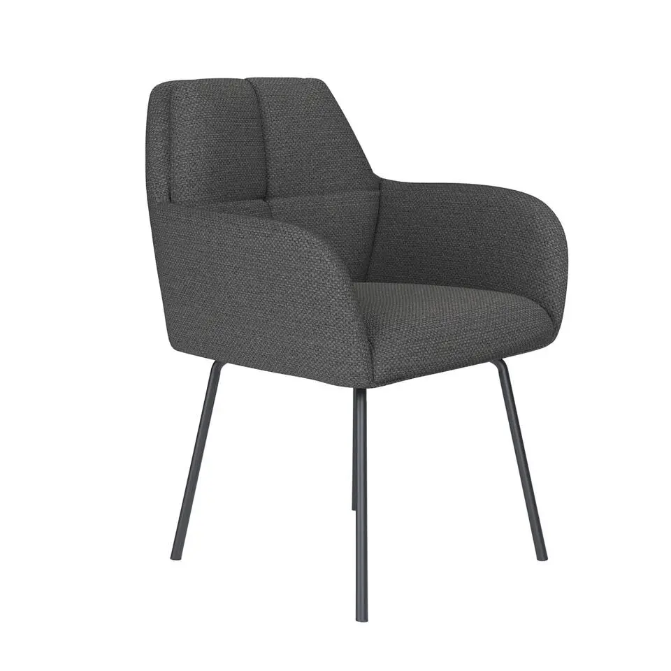 Housecraft Pete Eetkamerstoel Metaal Grijs