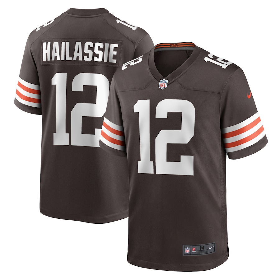 Kahlef Hailassie Cleveland Browns Nike Team Game Jersey -  Brown