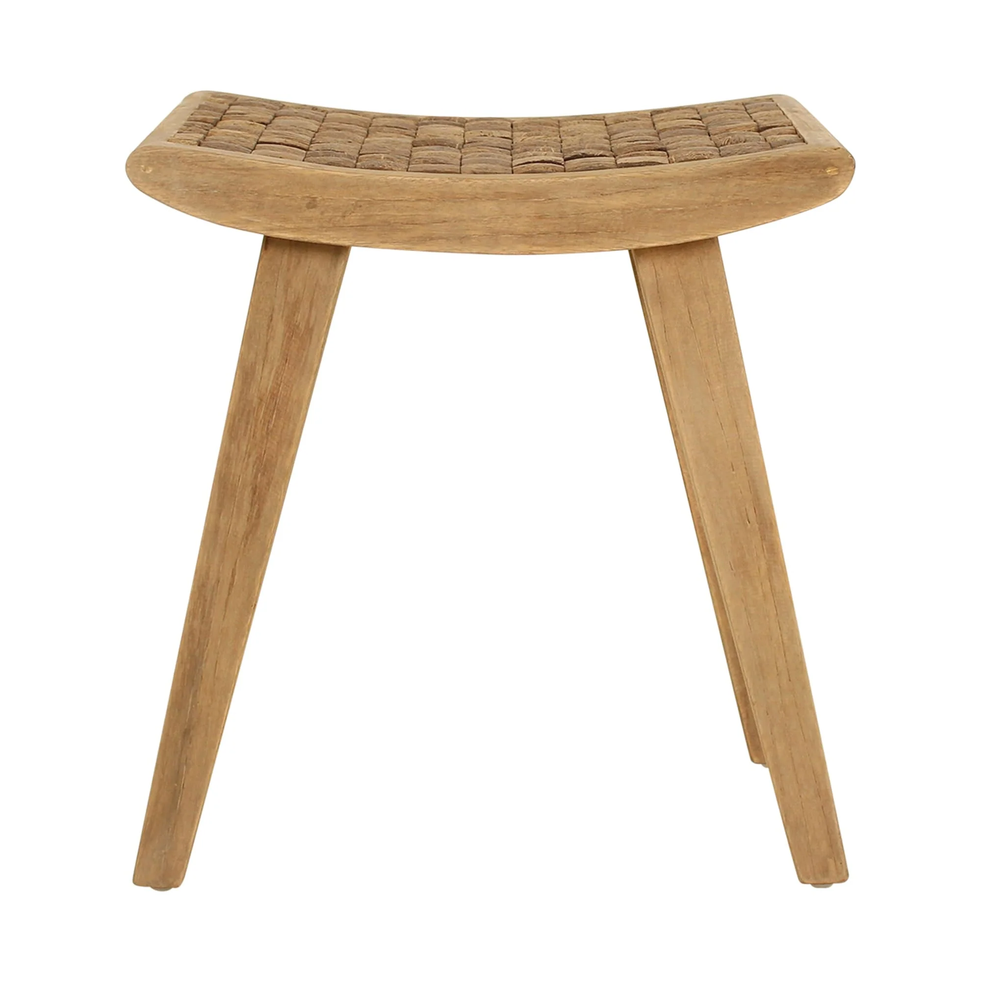 Jaime Natural Coconut Shell Stool by East at Main
